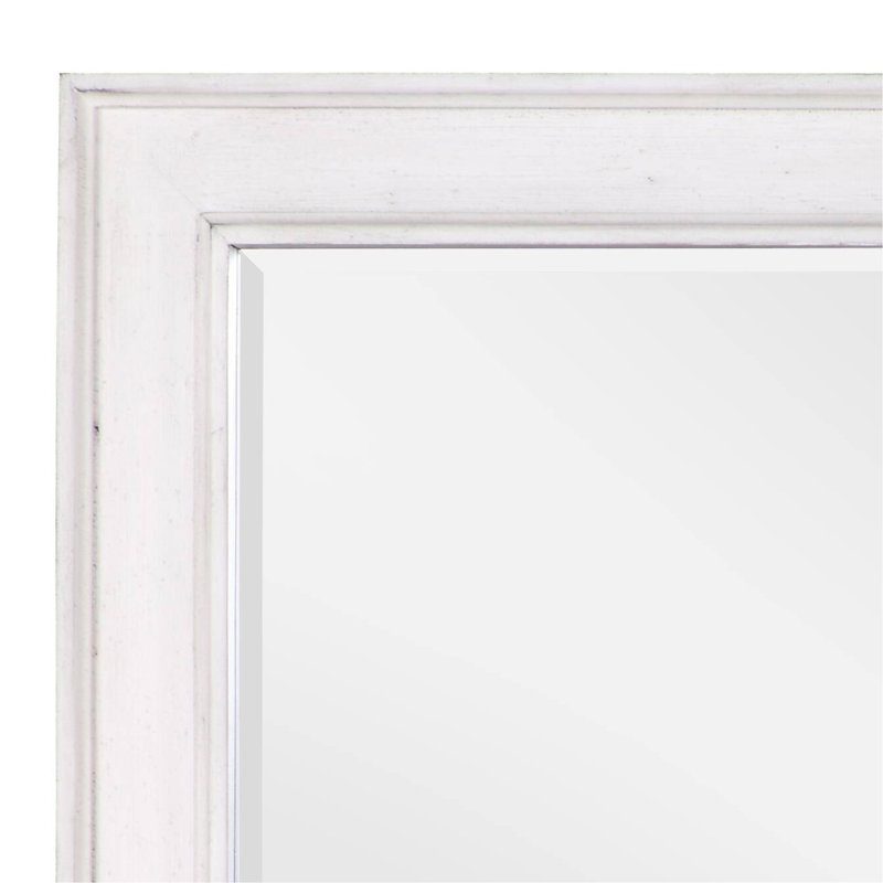 Katia Weathered White Finish Mirror