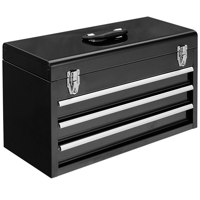 3 Drawer Tool Chest Portable Box Storage