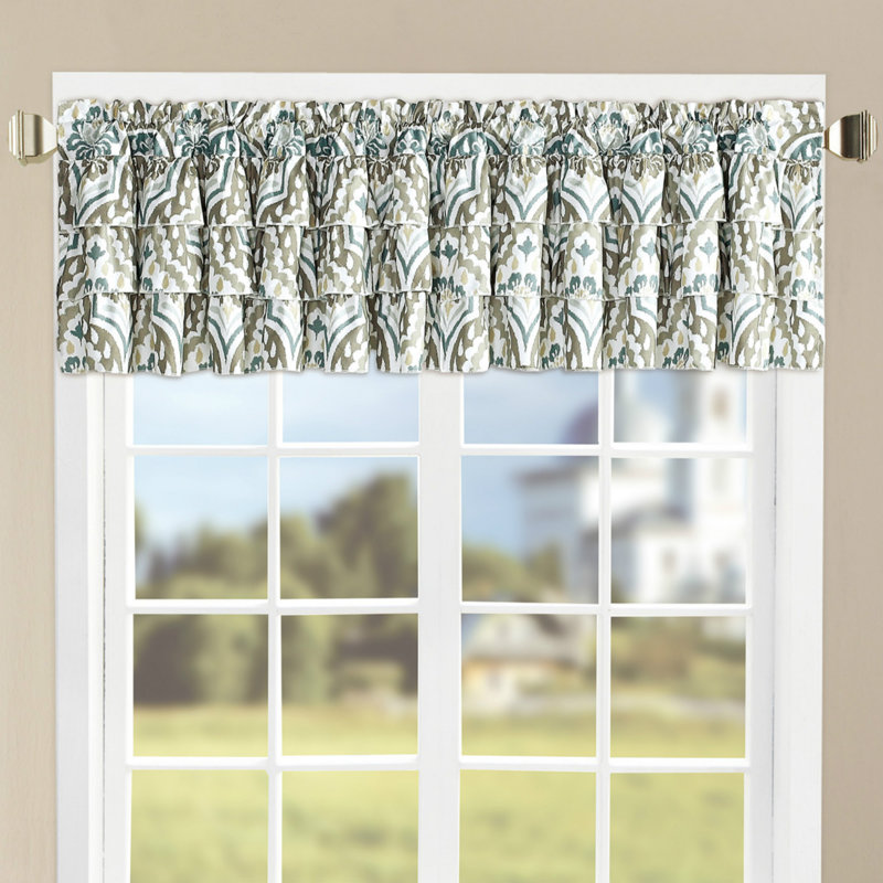 Tivoli Window Valance in Teal/Aqua