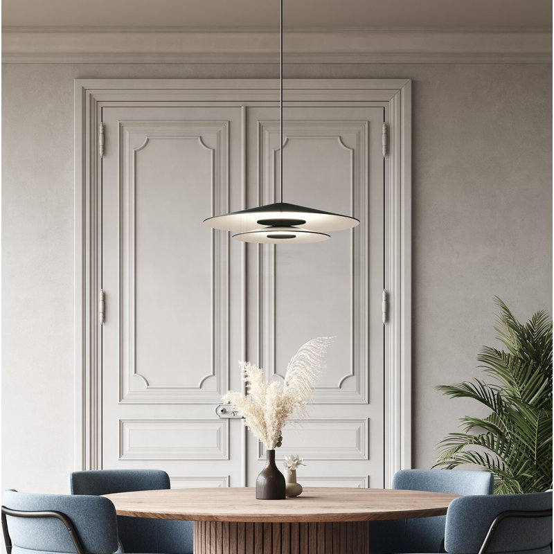 Cruz 2 - Light LED Pendant, Black/White