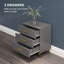 60 cm W Chest of 3 Drawers