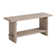 Banc en bois massif de style rustique industriel de 40 po avec 1 tablette ouverte Castleton