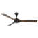 52" Tora 3 - Blade Standard Ceiling Fan with Remote Control