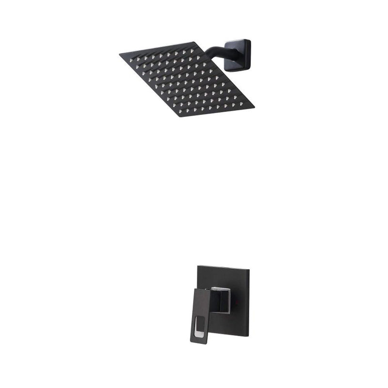 All-In-One Kit with Rough in-Valve, Matte Black