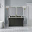 Meuble-lavabo double l 60 po Brookfield-113399128