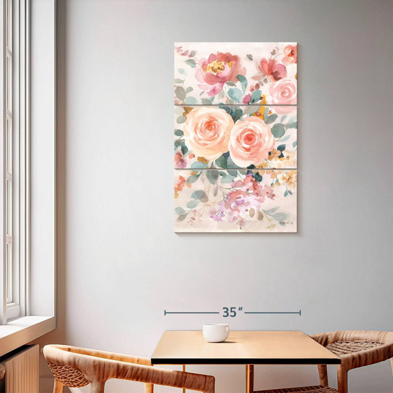 Harnek - floraison de septembre II, H 57 po x l 36 po
