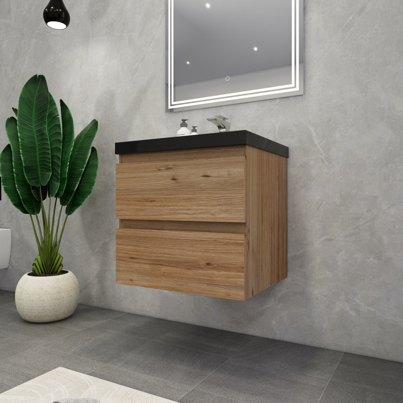 Ensemble de meuble-lavabo simple 24 po McConnico, Chêne