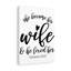 Loved Her - Wrapped Canvas Print-592717433