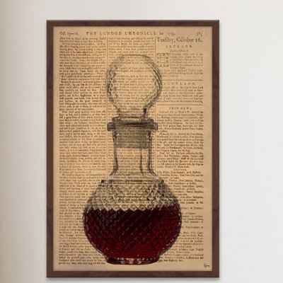 «Brandy II» par Eyre Tarney - Reproduction d'art graphique sur toile encadrée