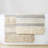 Woven Texture Stripe Bath Rug Natural 20X32"
