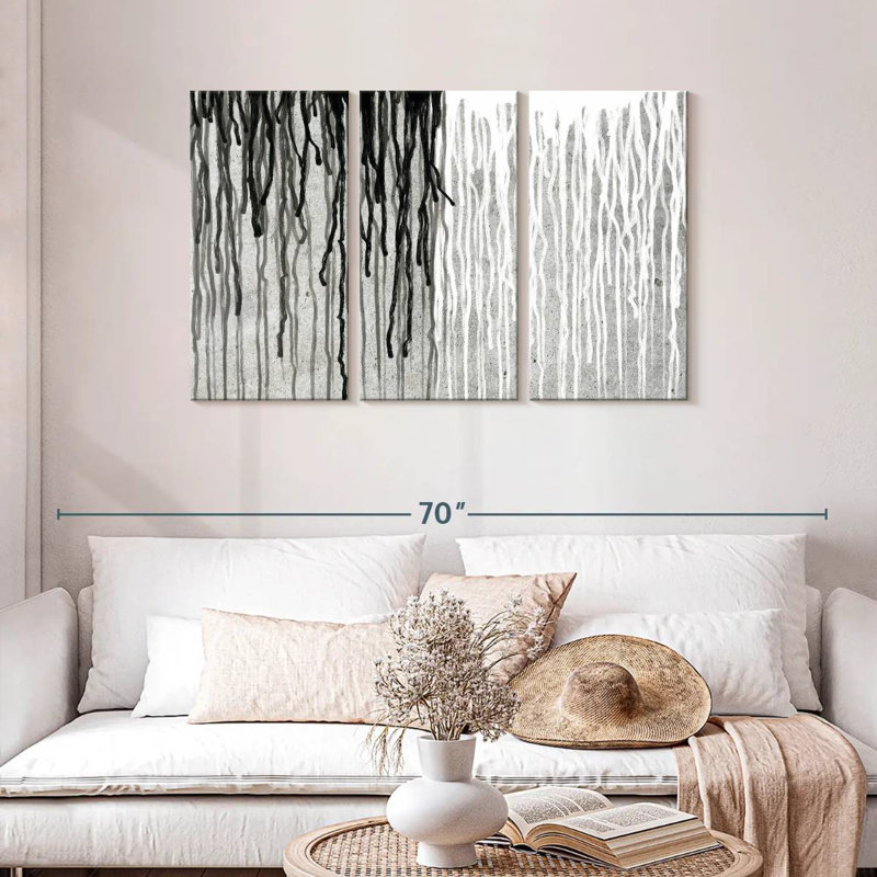 Avery BW Paint Drip, 28" H x 45" W