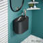 Lavabo de salle de bain mural à droite 17,5 po Terre-81904424-81904423