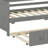 Multi-Functional  Daybed, Trundle Bed for Indoor Rest & Guest Use-1276871291