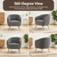 Fauteuil demi-tonneau Corduroy-513979479