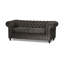 Littlehampton 3 Seater Faux Leather Chesterfield Sofa-123751835-22417853