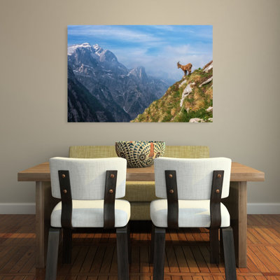 Reproduction d'art mural paysage animalier contemporain abstrait serein sauvage