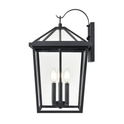Applique murale d'extérieur haute 20,75 po 3 lumières Bekham