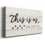 This is us and the dog - Impression sur toile tendue-293675487