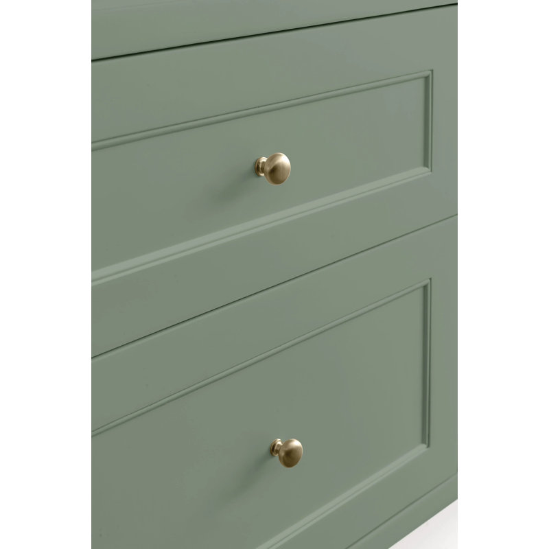 Breckenridge 30'' W Single Vanity, Charcoal Soapstone, Smokey Celadon, 8" Widespread