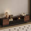 Meuble télé en bois massif rétro au design simple