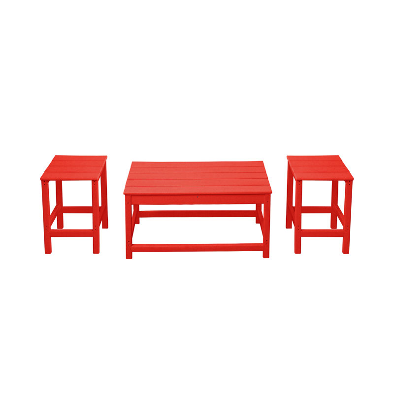 Table d'appoint et table basse Alger, Rouge