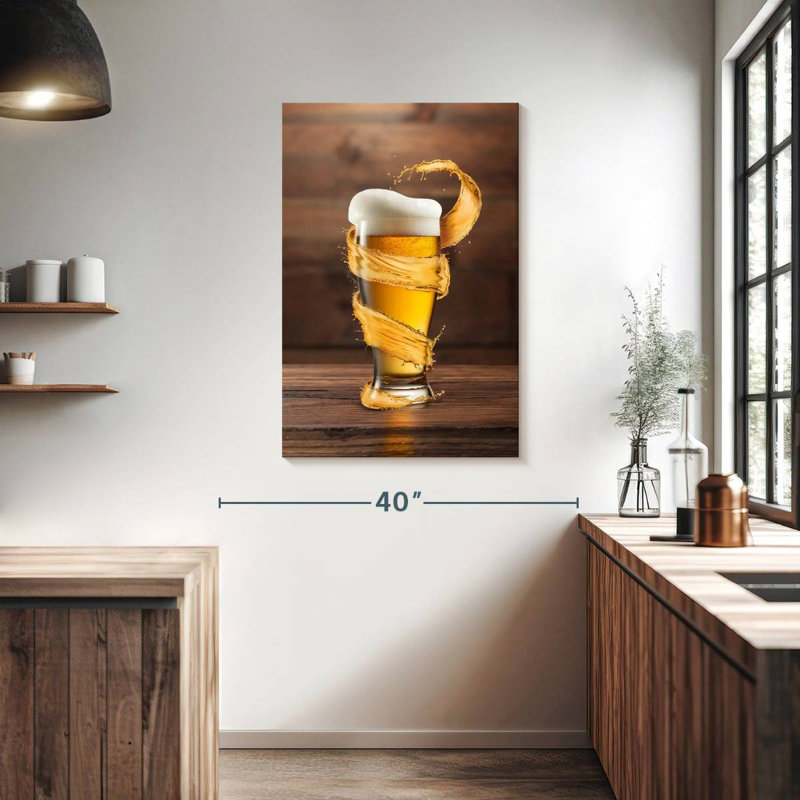 Verre à bière Yarlin, H 39 po x l 26 po
