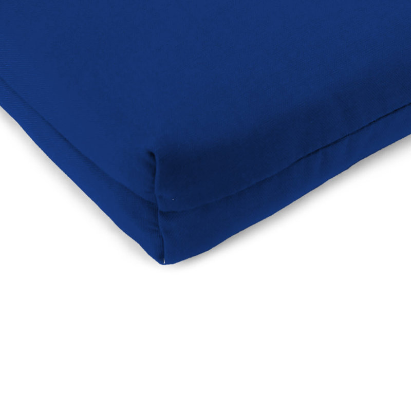 Outdoor Seat/Back Cushion, Canvas Cobalt