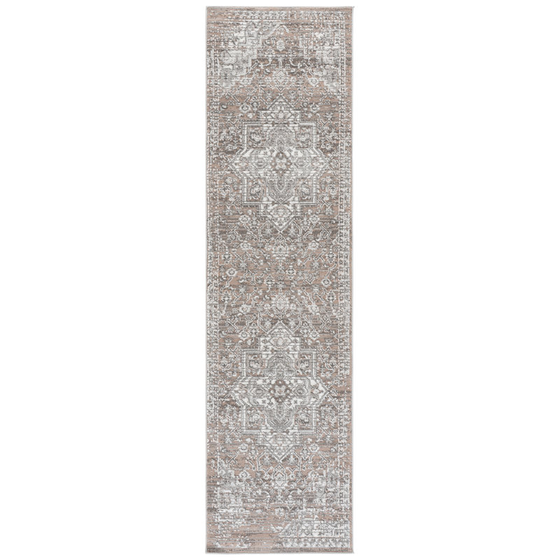 Chamber Power Loom Performance Oriental Indoor Rug, 2'-2" x 8'-0" Runner
