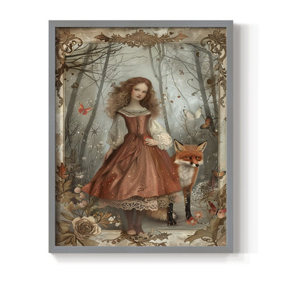 WOMEN Series CDI Framed Print - Solid Wood