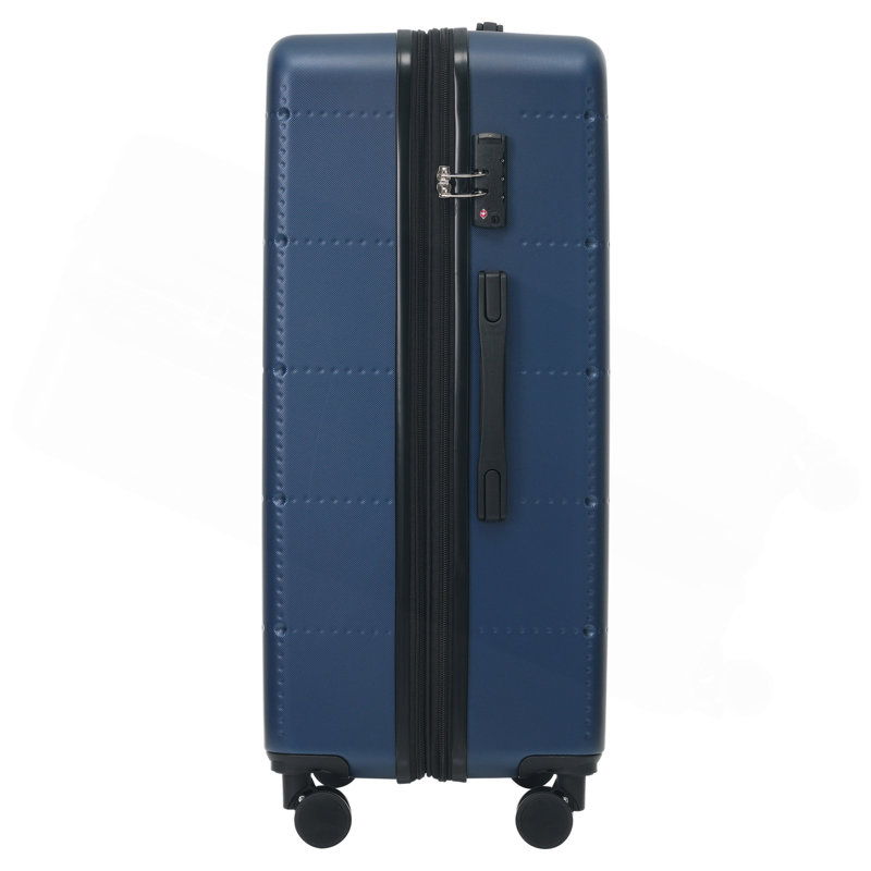 Ensemble de bagages 5 pièces avec sacs Hardside, bagage à main semi-ouvert 20 po avec port USB, bagage extensible 24 po 28 po avec roulettes doubles verrou TSA