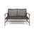 HAMPTON Outdoor Acacia Wood Wicker Loveseat, Durable and Stylish Patio Furniture for Backyard Relaxation-129006161