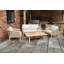 Roma 2 seater sofa dining set
