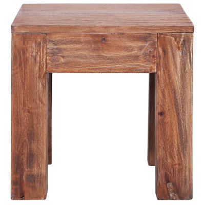 Coffee Table 30x30x30 cm Solid Mahogany Wood