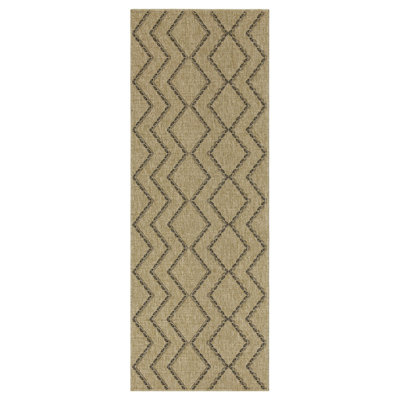 Durable Polypropylene Rug Modern Geometric Indoor/outdoor Spaces