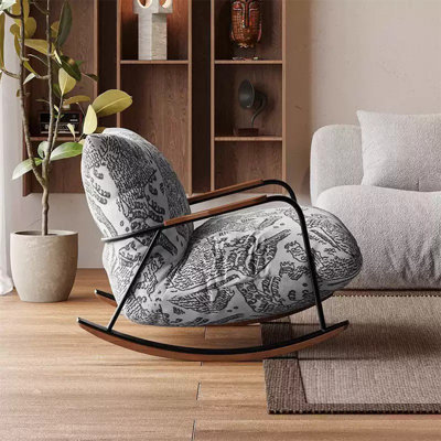Vintage elegant rocking chair