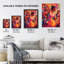 Wall Art Print Latino Lively Dance Salsa South America Bright Bold Painting Rhythm Body Energy Theatre Arts Artwork Poster