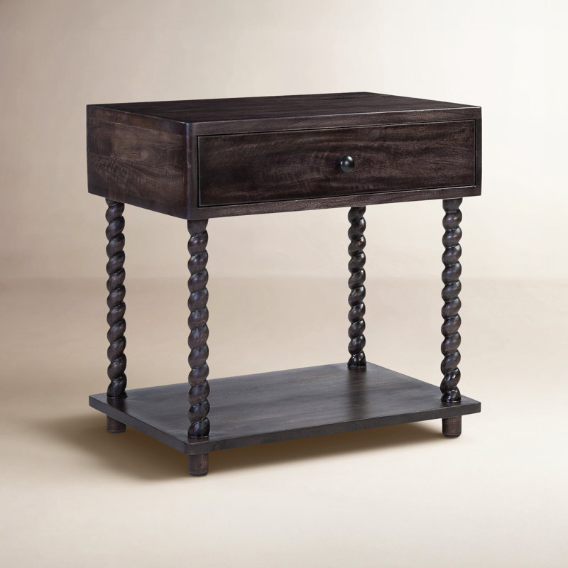 Tabitha Nightstand Dark Brown