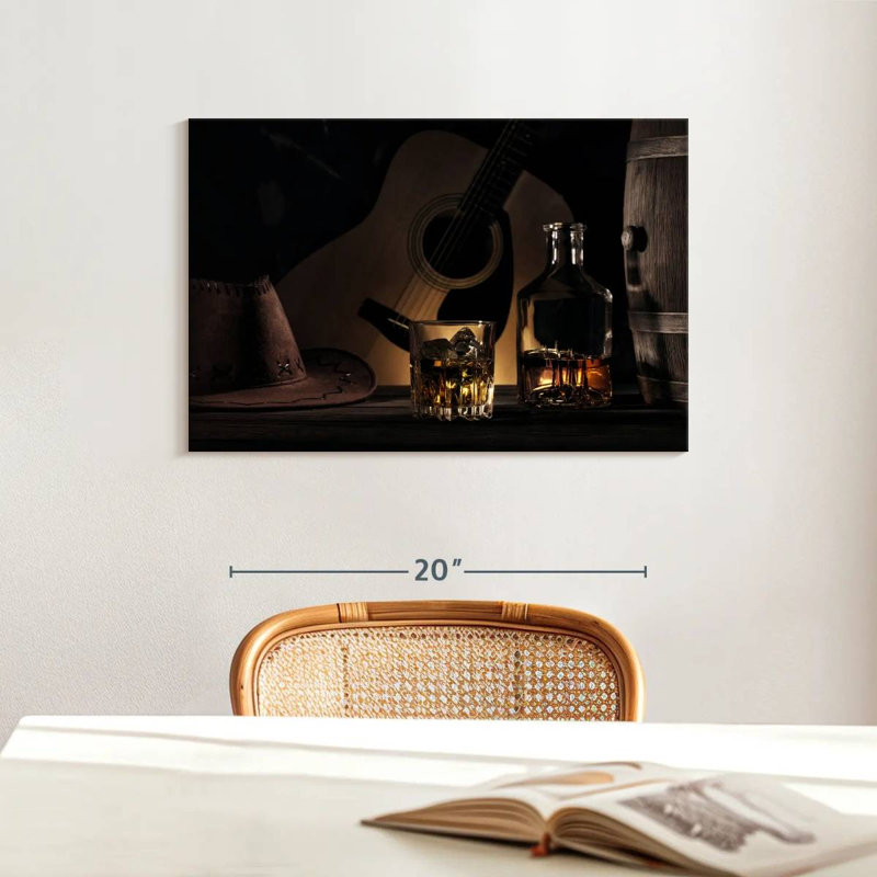 Yarlin Cowboy Whiskey, 16" H x 24" W