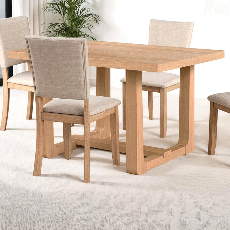 Table de salle à manger Transitional, Brun