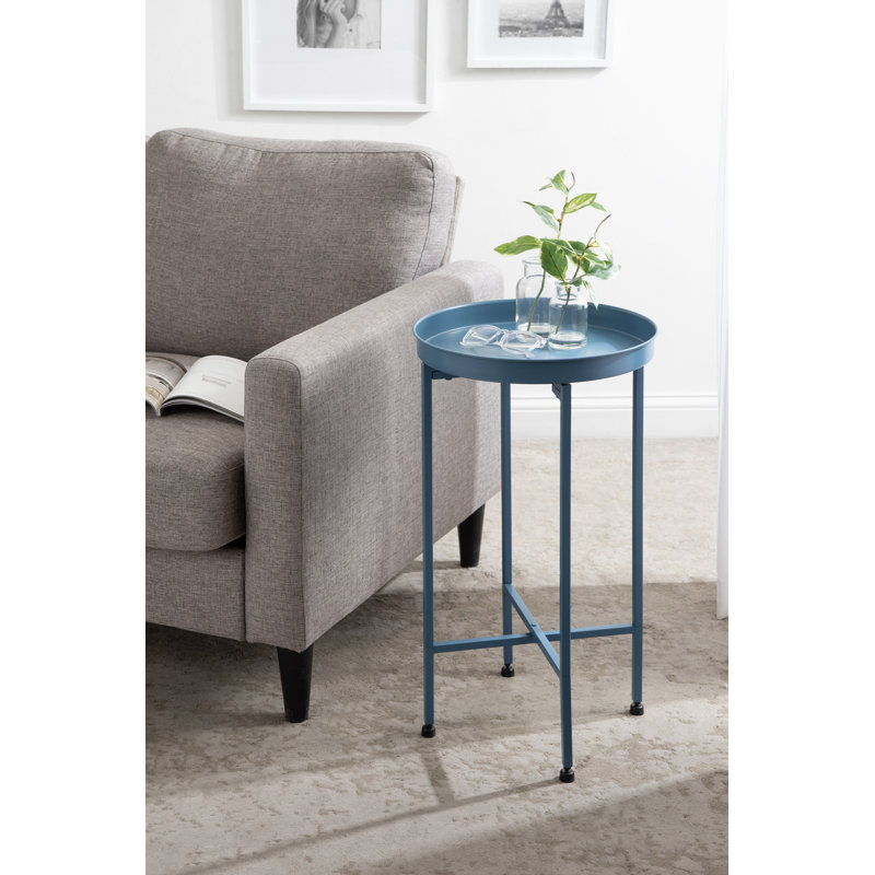 Table de bout Ekta, Bleu, Bleu