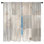 Rideaux abstraits et transparents beige et gris obscurcissant - 2 panneaux