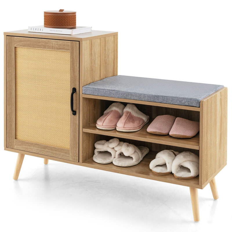 12 Pair Shoe Storage Bench