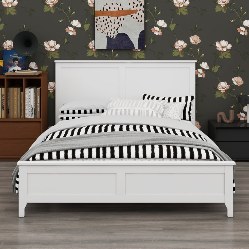 Lit plateforme Modern, Blanc