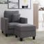 Repose-pieds standard carré de 23 po Aryash-648558250