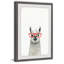 Red Trendy Llama - Painting-383813922-383813926