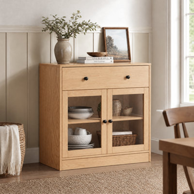 32" Tall 2 - Door Accent Cabinet