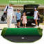 Tapis de golf professionnel 10 x 5 pi avec 3 tasses en métal, vert pratique pour l'intérieur et l'extérieur
