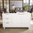 Granville 55" Modern Solid Wood Sideboard with 3 Drawers and 3 Shelves in White-1960581571