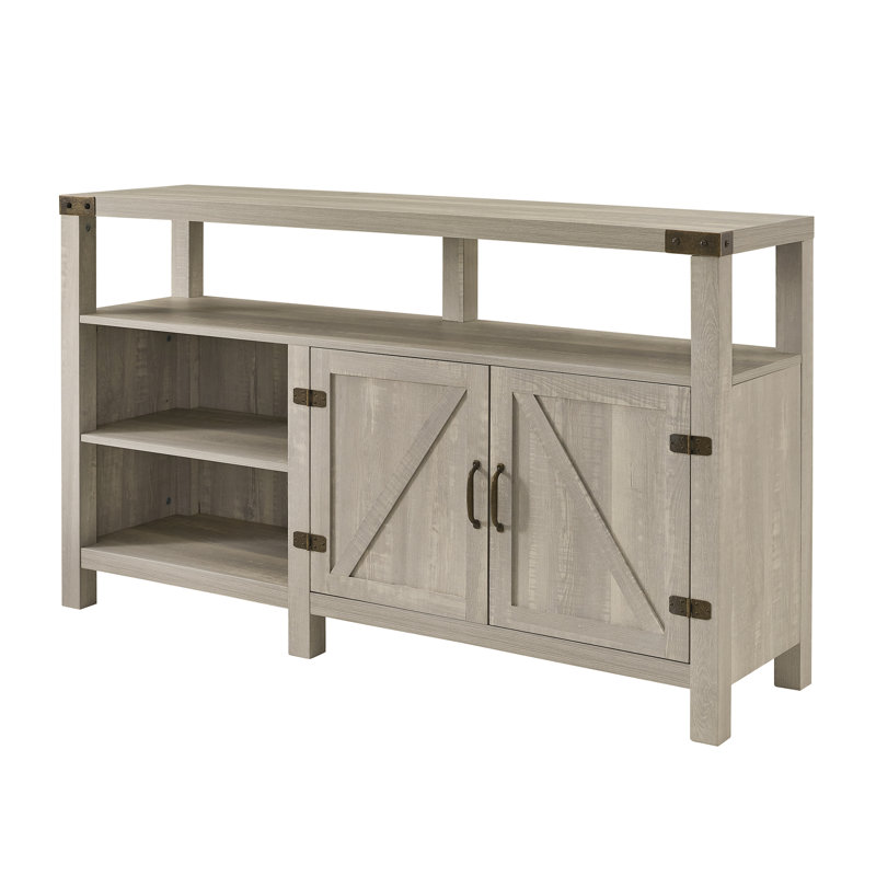 Marckson 59" 2-Door TV Stand for TVs up to 60", Stone Gray