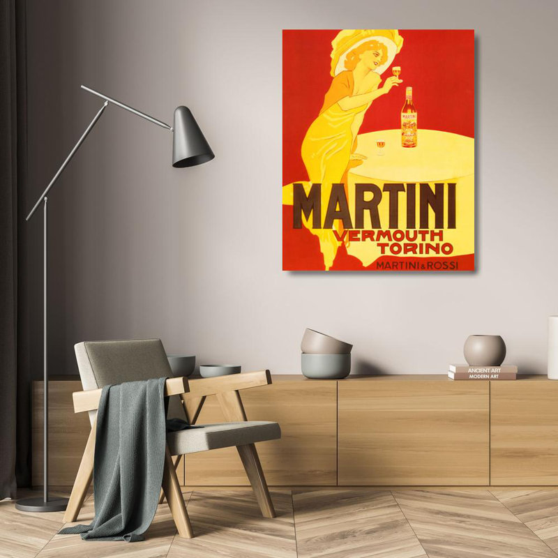 Martini & Rossi Vermouth Torino, H 24 po x l 19 po